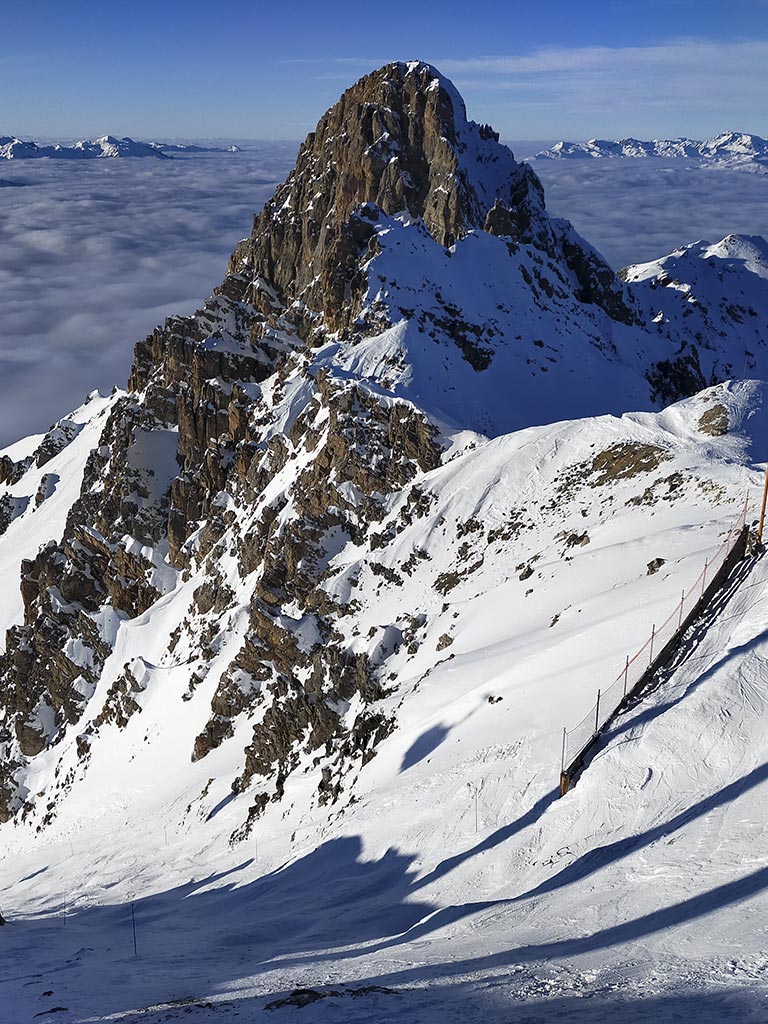 Sommet domaine skiable de Courchevel